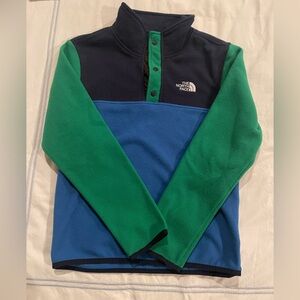 The North Face Boy’s Green and Blue fleece